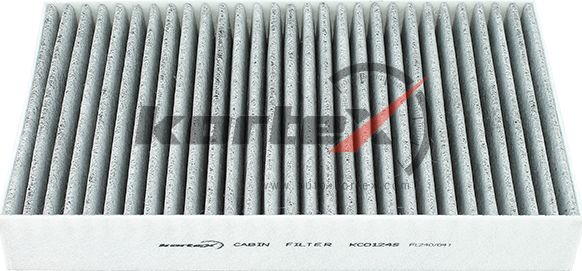 Фильтр салонный (угольный) (Kortex). Артикул KC0124S