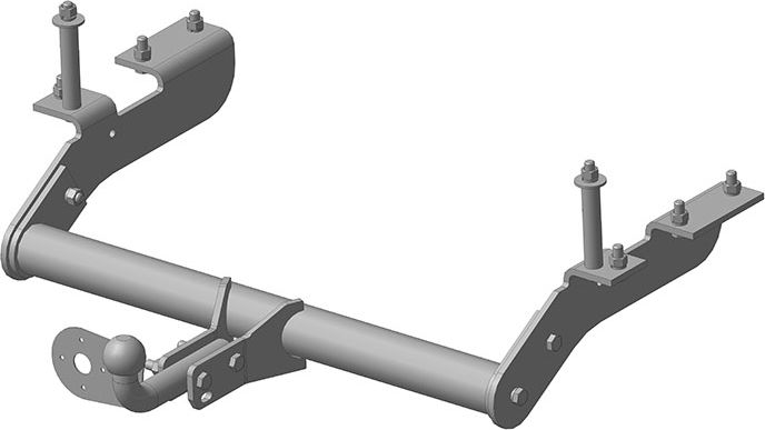Фаркоп AvtoS для ГАЗ Баргузин 2217 2010-2026 кроме 4х4. Артикул GAZ-09