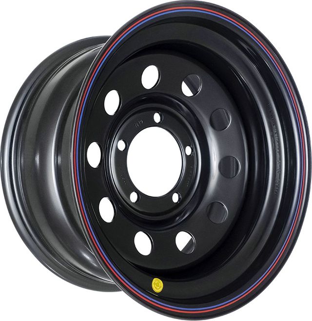 Колёсный диск OFF-ROAD Wheels стальной черный 5x139,7 8xR16 d110 ET 15 для ГАЗ Соболь 1998-2024. Артикул 1680-53910BL+15