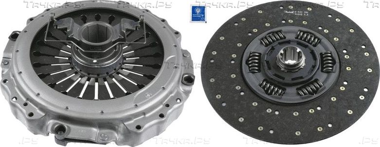 Сцепление (комплект) SACHS для Volvo  FH12 1993-2005. Артикул 3400 127 101