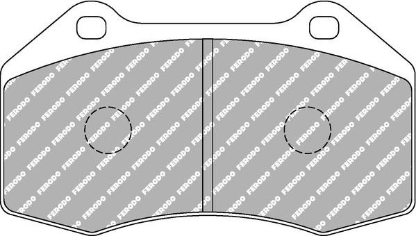 Тормозные колодки FERODO RACING DS2500. Артикул FCP1667H