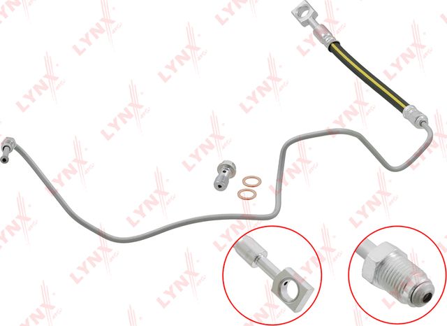 Тормозной шланг LYNXauto для Audi A3 I (8L) 1996-2003. Артикул BL-3167