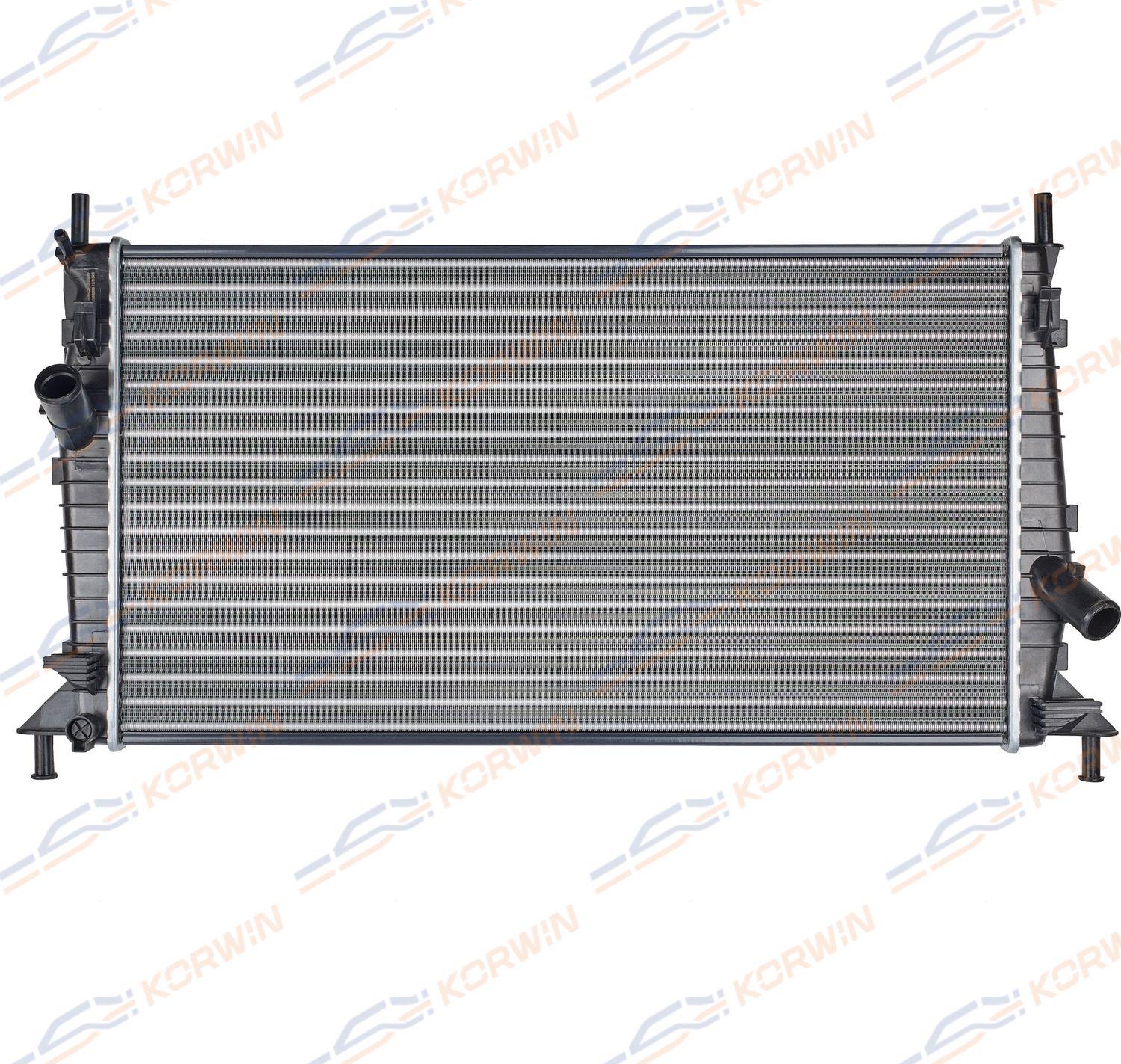 Радиатор охлаждения Mazda3 BK/Focus II/S40 II (04-12) (гарантия 2 года) сборный (Korwin). Артикул KWKB2032