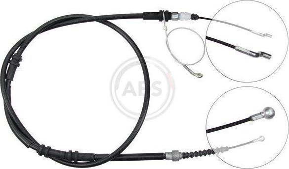 Трос ручника (тросик ручного тормоза) ABS для Volkswagen Multivan T5 2004-2015. Артикул K13806