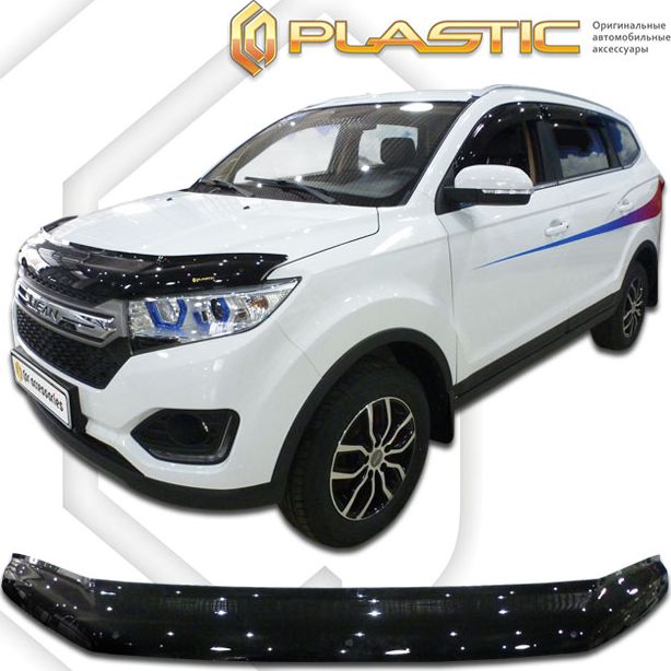 Дефлектор СА Пластик для капота (Classic черный) Lifan Myway 2016–2026. Артикул 2010010112615