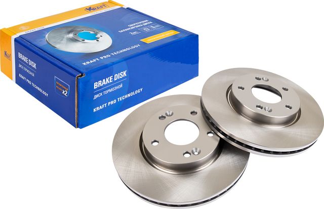 Диск тормозной KIA CEED 06- перед. D280mm (Kraft). Артикул KT016064