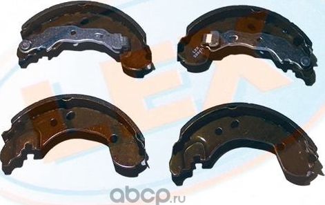 Колодки тормозные барабанные (LEX). Артикул 345321