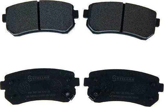 Тормозные колодки Stellox. Артикул 1483 000-SX