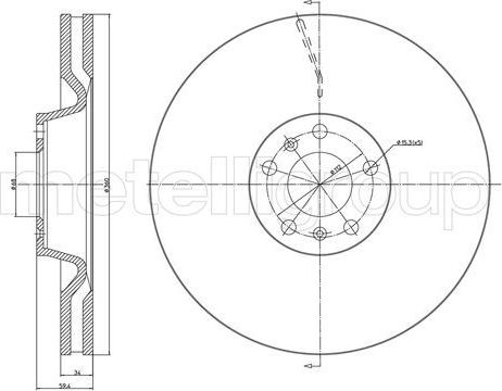 Тормозной диск Trusting. Артикул DF1529
