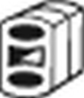 Кронштейн глушителя Bosal (Бельгия). Артикул 255-095