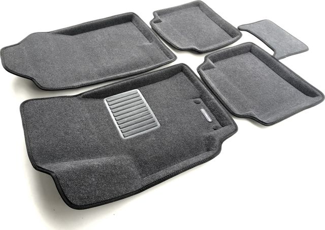 Коврики текстильные Euromat 3D Business для салона Hyundai Solaris II 2017-2026 СЕРЫЕ. Артикул EMC3D-002931G