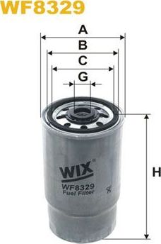 Топливный фильтр WIX Filters. Артикул WF8329