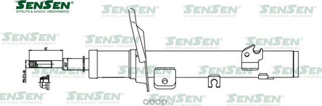 АМОРТ. ПЕРЕД. ПРАВ. ГАЗ PEUGEOT 207 / 207 CC / 207 SW (Sensen). Артикул 42141659