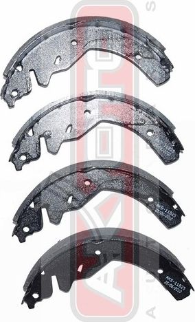 Тормозные колодки Akyoto Packing AKYOTO задние для Kia Retona I 1999-2001. Артикул AKS-11825