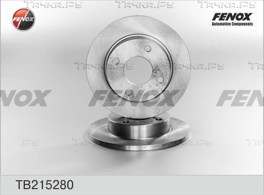 Тормозной диск Fenox передний для Ford Fiesta III 1989-1997. Артикул TB215280