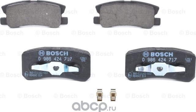 Колодки торм диск Mitsubishi Grandism Pajero III  Outlander 3.0 (Bosch). Артикул 986424717