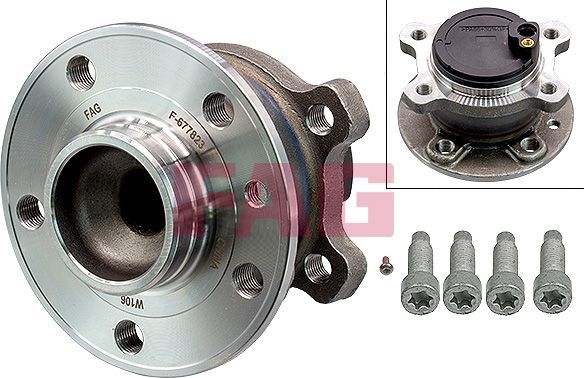 Ступичный подшипник (комплект) Fag задний для Volvo V60 I 2010-2018. Артикул 713 6604 70