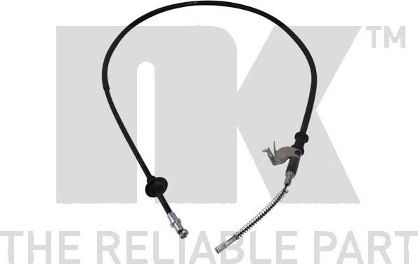 Трос ручника (тросик ручного тормоза) NK. Артикул 905008