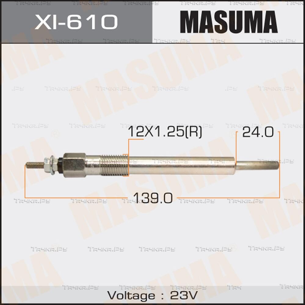 Свеча накаливания (накала) Masuma. Артикул XI-610