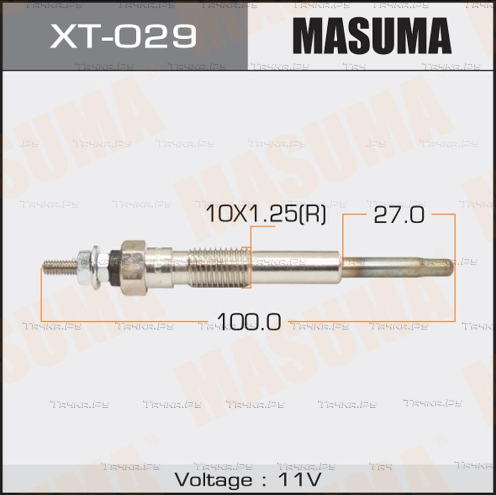 Свеча накаливания (накала) Masuma. Артикул XT-029