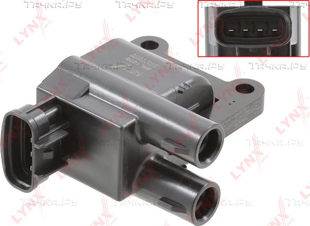 Катушка зажигания LYNXauto для Toyota RAV4 I (XA10) 1997-2000. Артикул SPL1076
