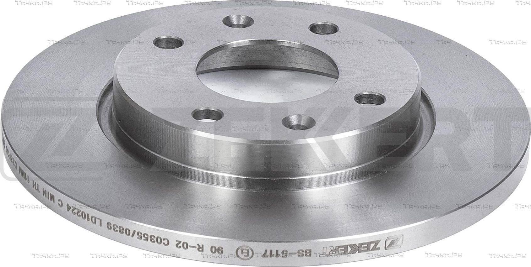 Тормозной диск Zekkert. Артикул BS-5117