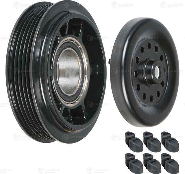 Муфта компрессора кондиционера (в сборе) Luzar для Opel Corsa C 2000-2009. Артикул LCC 2101