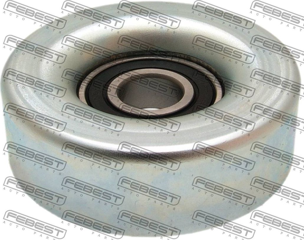Натяжной ролик (натяжитель) приводного поликлинового ремня Febest. Артикул 0387-GD