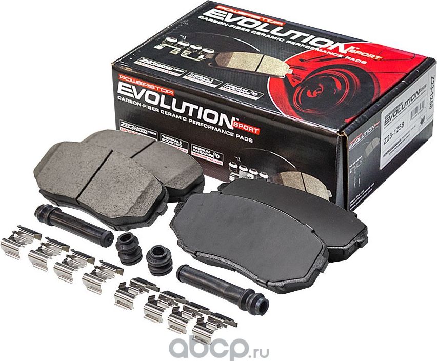 Передние керамические колодки Evolution Sport Z23 (Powerstop). Артикул 231258