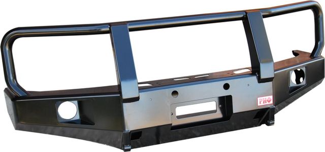 Бампер силовой РИФ передний с доп. фарами и защитной дугой для Nissan Pathfinder R51 2004-2009. Артикул RIFD40-10350