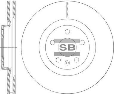 Тормозной диск Sangsin Hi-Q. Артикул SD8466