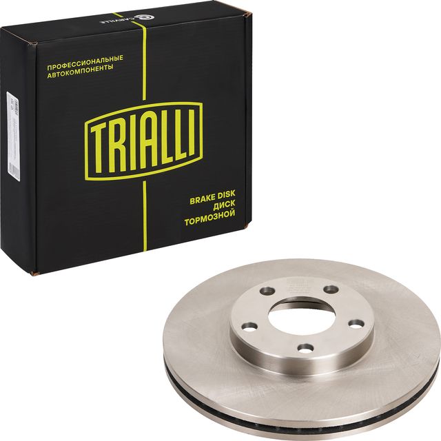 Тормозной диск Trialli передний для Volkswagen Passat B5 1996-2005. Артикул DF 165112