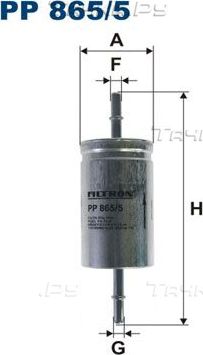 Топливный фильтр Filtron для Ford Focus II 2004-2012. Артикул PP 865/5