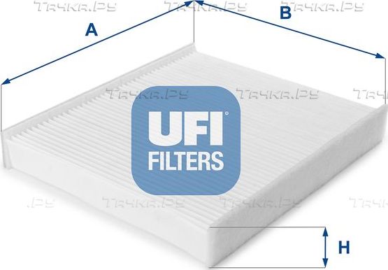 Салонный фильтр UFI для SEAT Toledo IV 2012-2019. Артикул 53.190.00