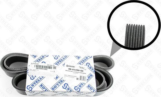Приводной ремень поликлиновой Stellox для Renault K 2013-2026. Артикул 08-01450-SX