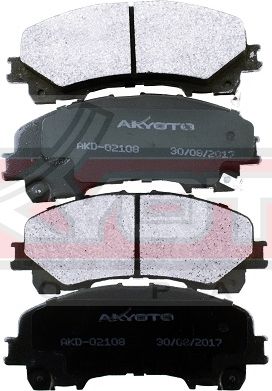 Тормозные колодки Akyoto Packing AKYOTO. Артикул AKD-02108