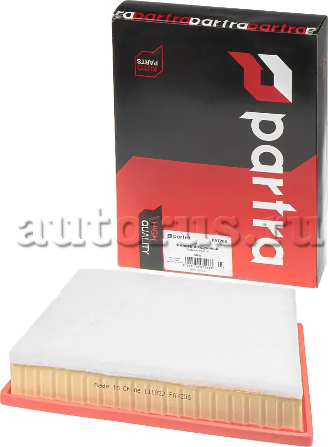 Фильтр воздушный (Partra). Артикул FA7206