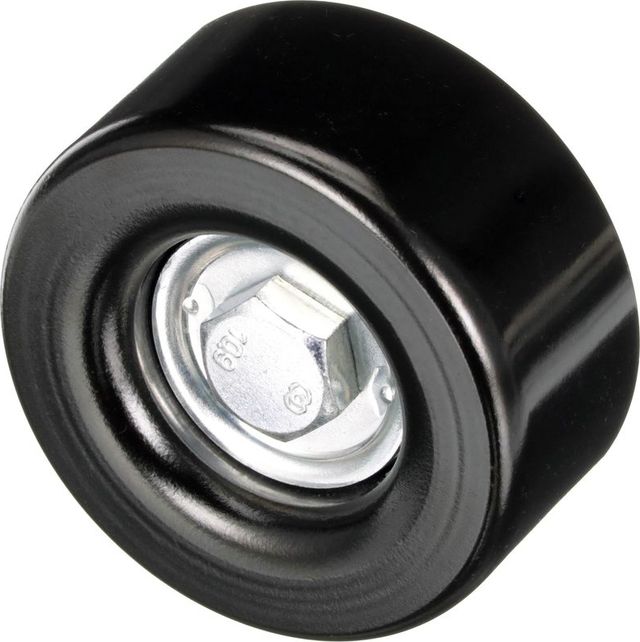 Направляющий (ведущий) ролик приводного поликлинового ремня Gates (Углеродистая сталь) для Infiniti M IV 2010-2013. Артикул T36342