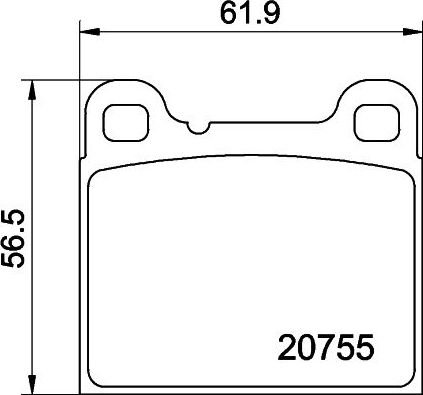 Тормозные колодки Hella Pagid. Артикул 8DB 355 008-801