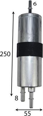 Топливный фильтр JS Asakashi для BMW 3 VI (F3x) 2013-2016. Артикул FS32001