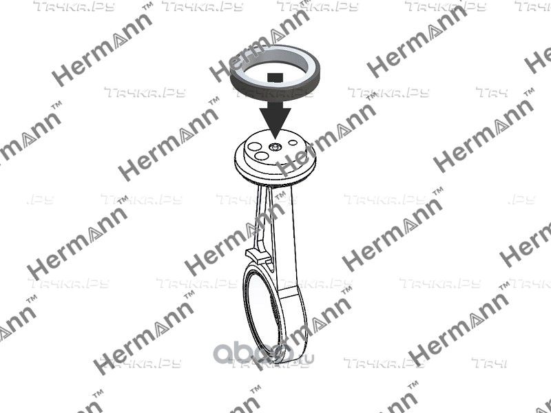 РЕМКОМПЛЕКТ ДЛЯ КОМПРЕССОРА ПНЕВМОПОДВЕСКИ WABCO (Hermann). Артикул HRA2123200404