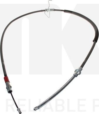 Трос ручника (тросик ручного тормоза) NK. Артикул 9025193