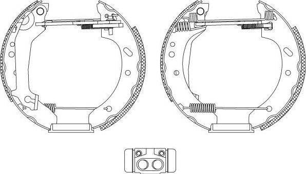 Тормозные колодки Mintex Shoe Kit Pro задние для Ford Fiesta IV 1996-2003. Артикул MSP148