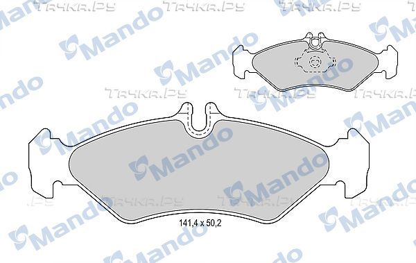 Тормозные колодки Mando. Артикул MBF015657