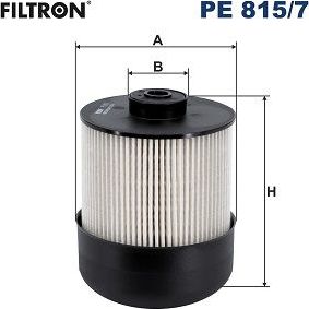 Топливный фильтр Filtron для Renault Duster I 2011-2020. Артикул PE 815/7