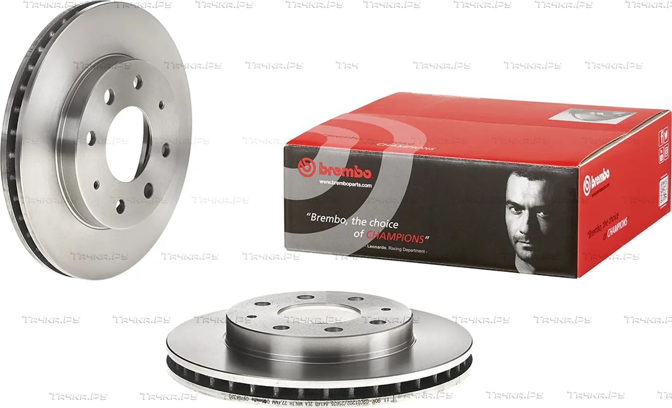 Тормозной диск Brembo PRIME LINE передний для Mitsubishi Space Runner I 1991-1999. Артикул 09.7043.20