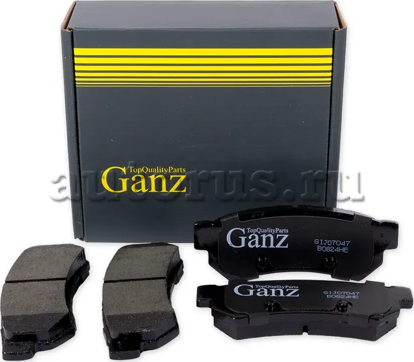 Колодки торм.зад. (Ganz) Ganz. Артикул GIJ07047
