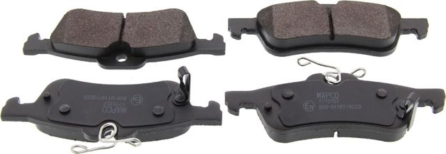 Тормозные колодки MAPCO задние для Toyota Yaris II 2006-2011. Артикул 6871
