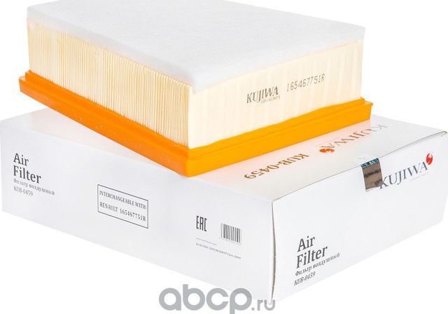 Фильтр воздушный KUB0459 KUJIWA 165467751R RENAULT Kujiwa. Артикул KUB0459