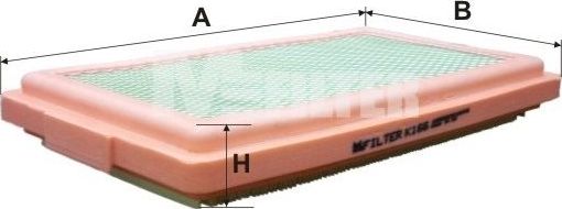 Воздушный фильтр MFilter для Alpina C1 E21 1980-1983. Артикул K 166